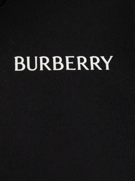 Суичър с качулка Burberry черно