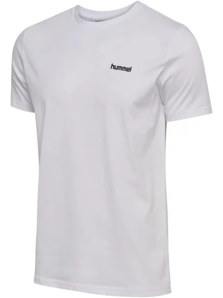 Hummel hmlPULSE GRAPHIC T-SHIRT S/S z bawełny ekologicznej i z biała
