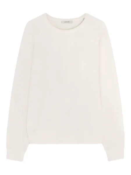Hanorac crewneck Lemaire alb