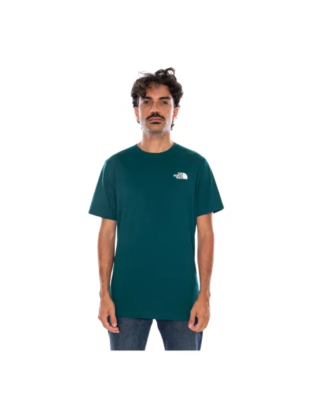 The North Face T-shirt z bawełną EVOLUTION zielona