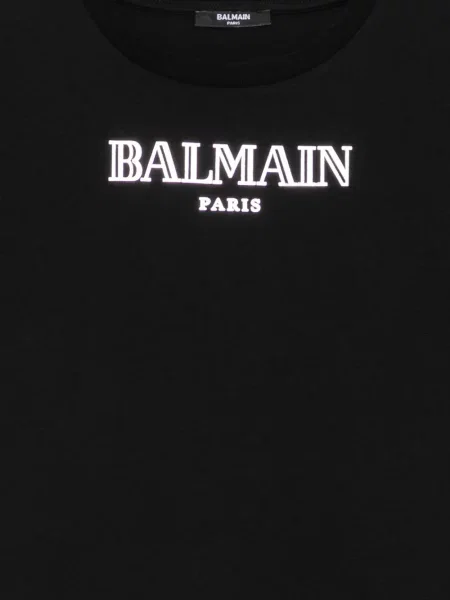 Gyerek póló Balmain fekete