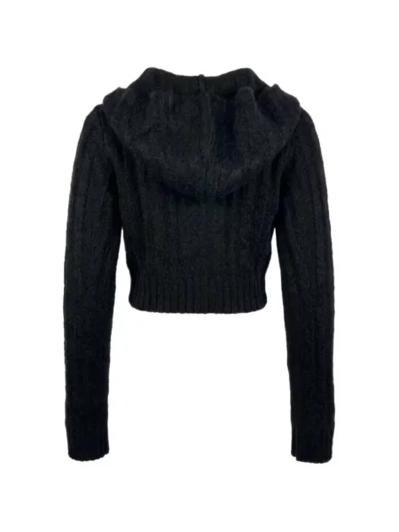 Περικομμένο hoodie Rick Owens μαύρο