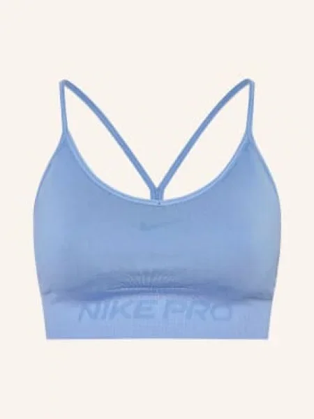 Nike Biustonosz Sportowy Pro Seamless blau