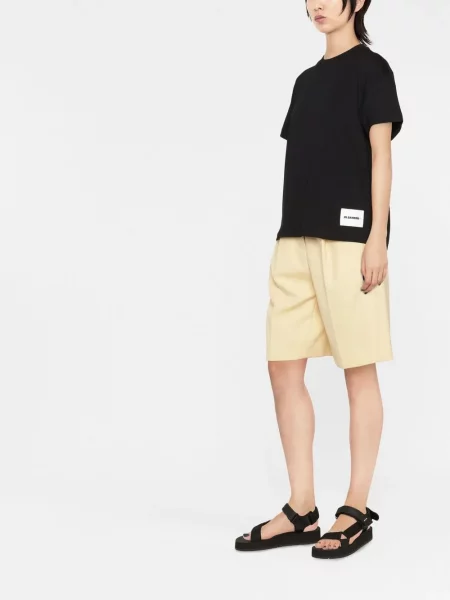 Tričko Jil Sander černé