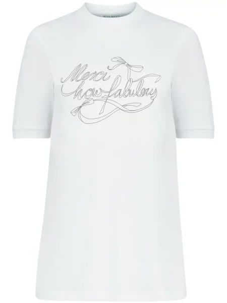 Tricou Nina Ricci alb