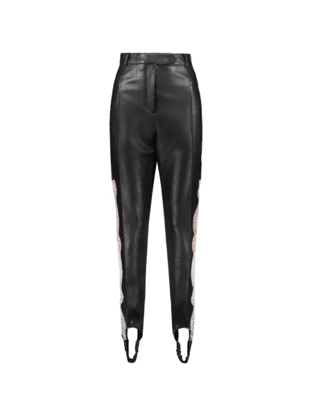 Pantaloni Ellery din dantelă negru
