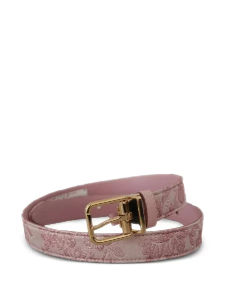 Cu centură curea Dolce & Gabbana din jacard roz