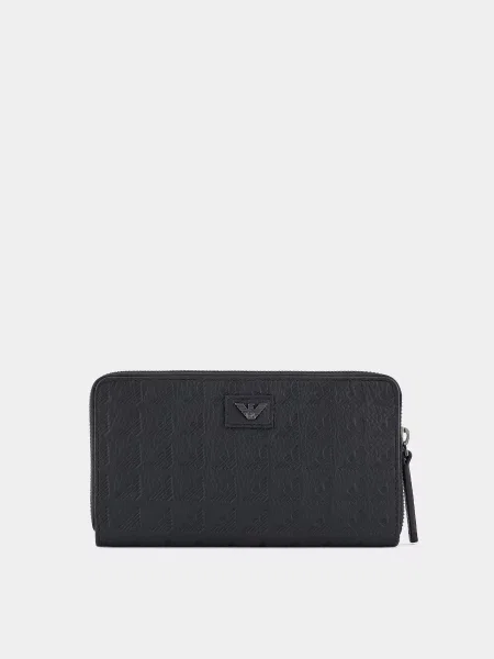 Emporio Armani Гаманець Шкіра чорний