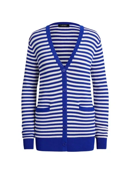 Cardigan Lauren Ralph Lauren tricotate albastru
