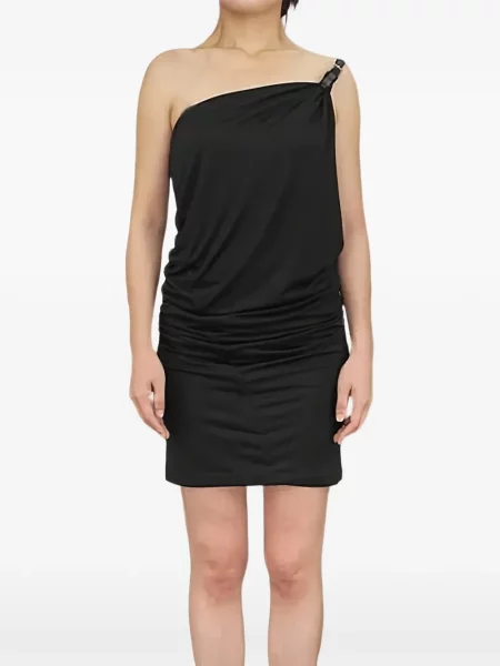 Félvállas mini ruha Dsquared2 fekete