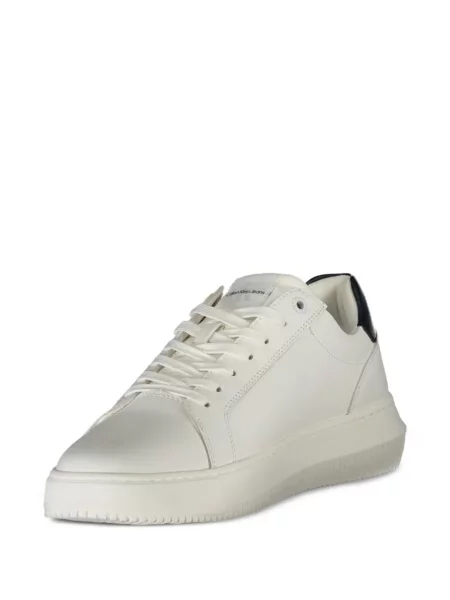Bőr klasszikus sneaker Calvin Klein fehér