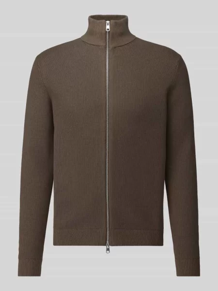 Kardigan rozpinany o kroju regular fit z czystej bawełny model DANE' Selected