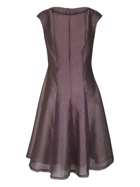 Mała mały sukienka mini Talbot Runhof garniturowa fioletowa