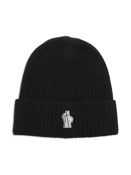 Czapka dziecięca Moncler Grenoble czarna