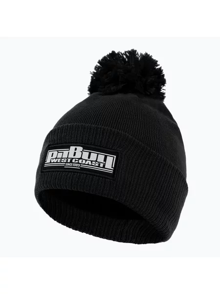 Мъжка зимна шапка Pitbull Beanie Bubble One Tone Boxing black черно