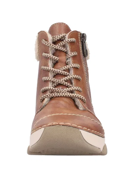 Boty Rieker Stiefelette béžové