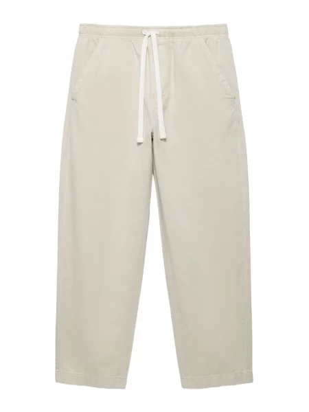 Pull&Bear Pantaloni lână alb