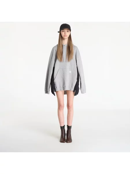 Sukienka mini Mm6 w kolorze melanż garniturowa szara