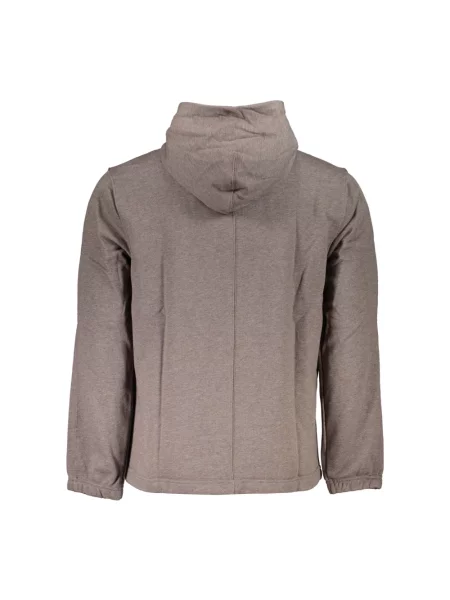 Bluza z kapturem Calvin Klein brązowa