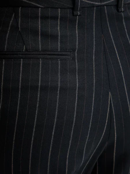 Шерстяные брюки Rag & Bone с высокой посадкой синие