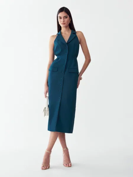 Willa Rochie Lei cobalt albastru