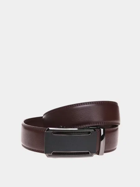 Кожаный ремень Borsa Leather коричневый