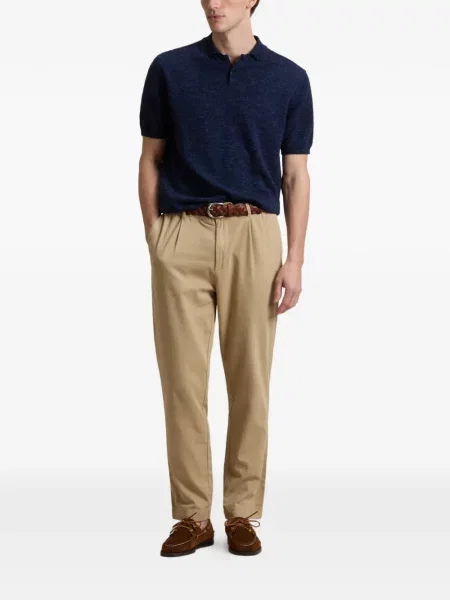 Tricou polo Woolrich scurt albastru