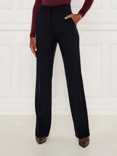 Pinko Pantaloni chino cu adaos de lână