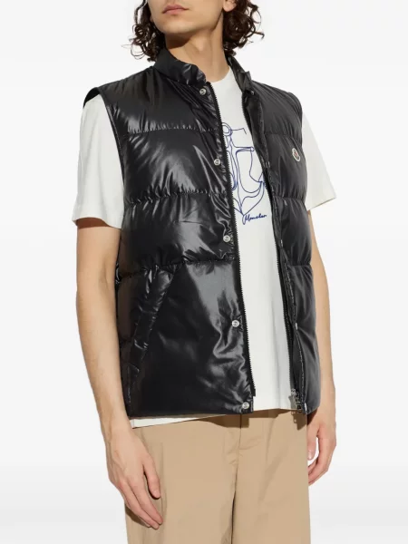 Vestă Moncler cu autograf negru
