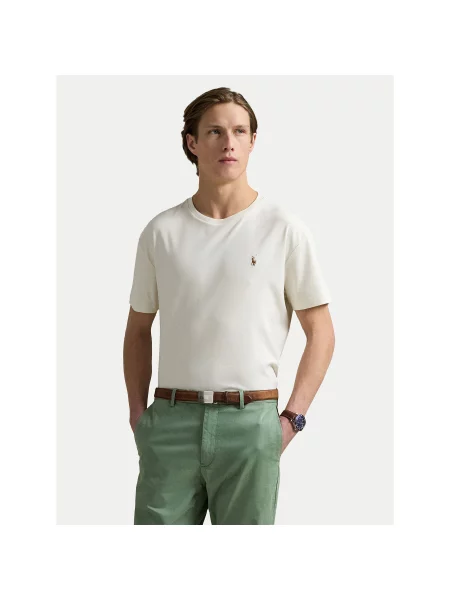 Polo Ralph Lauren Футболка Écru Custom Slim Fit