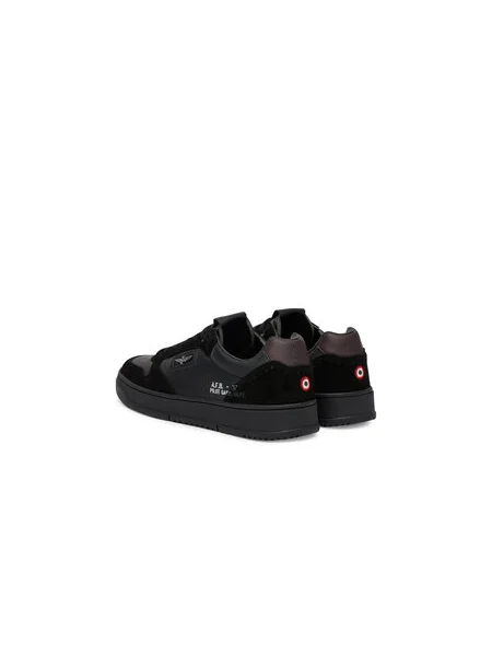 Pánske topánky Aeronautica Militare jet black čierna