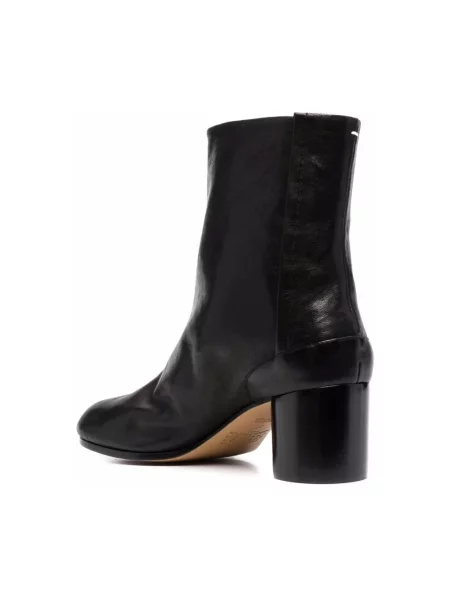 Botki Maison Margiela skórzane czarne