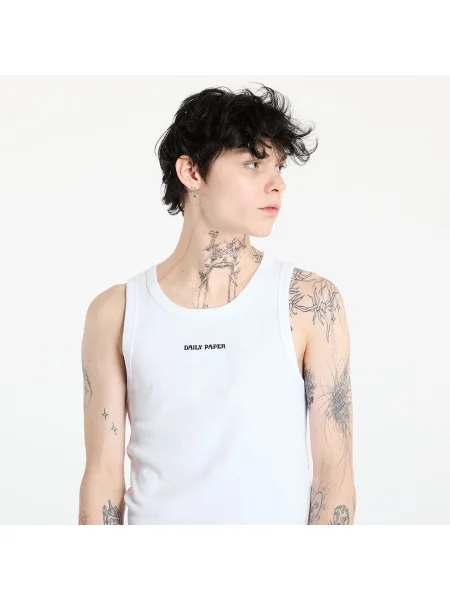 Majica kratkih rukava Daily Paper Dias Rib Tank Top bijela