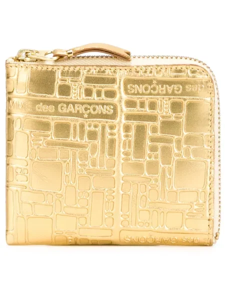 Portofel Comme Des Garçons Wallet din piele cu autograf