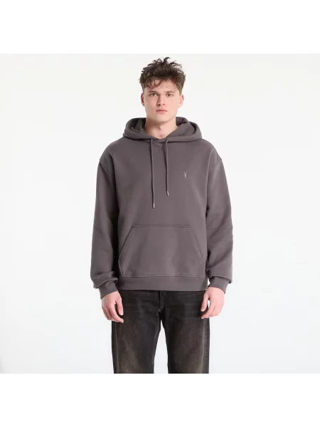 Mikina AllSaints Asher Oth Hoody Metal Grey L šedá