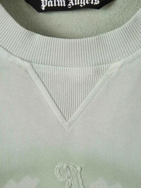 Pulover Palm Angels cu broderie verde
