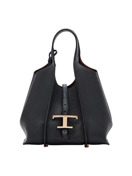 Shopperka Tod's skórzana czarna