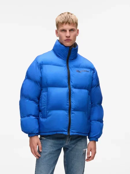 KARL LAGERFELD JEANS Geacă de iarnă albastru negru