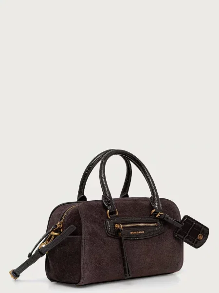 MICHAEL Michael Kors torebka crossbody zamszowa brązowa