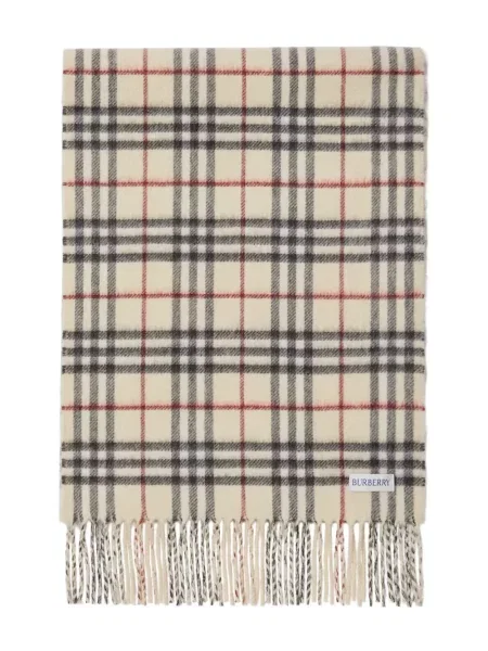 Kašmírový kostkovaný oboustranný šál Burberry