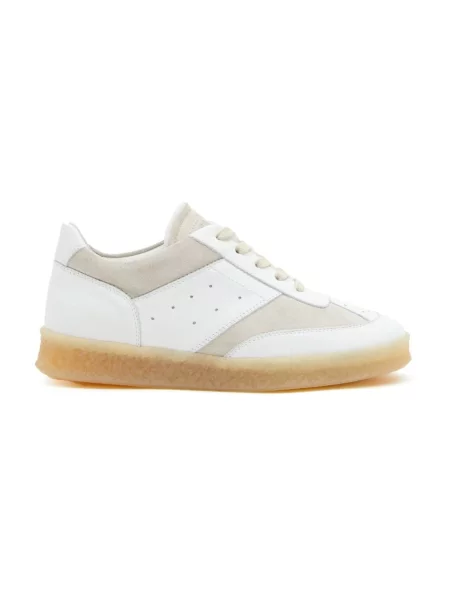 Sneakersy Mm6 Maison Margiela skórzane białe