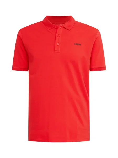 HUGO Tricou Donos roz pitaya negru