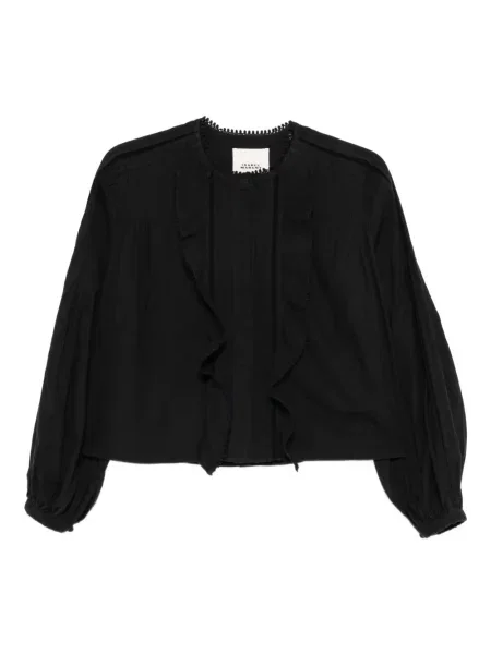 Cămașă Isabel Marant cu volane negru