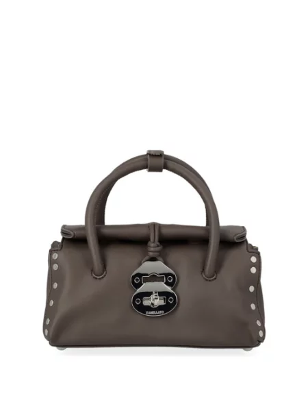 Torebka Zanellato skórzana brązowa