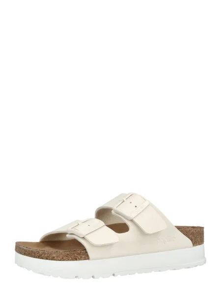 BIRKENSTOCK Saboți Arizona lână alb