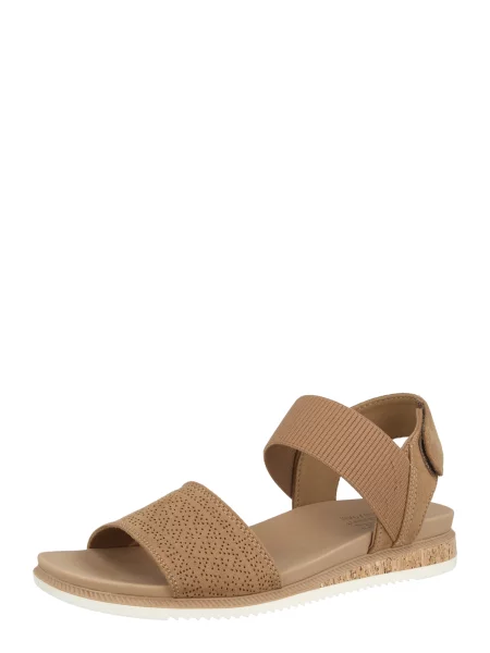 SKECHERS Sandali DESERT KISS svetlo rjava