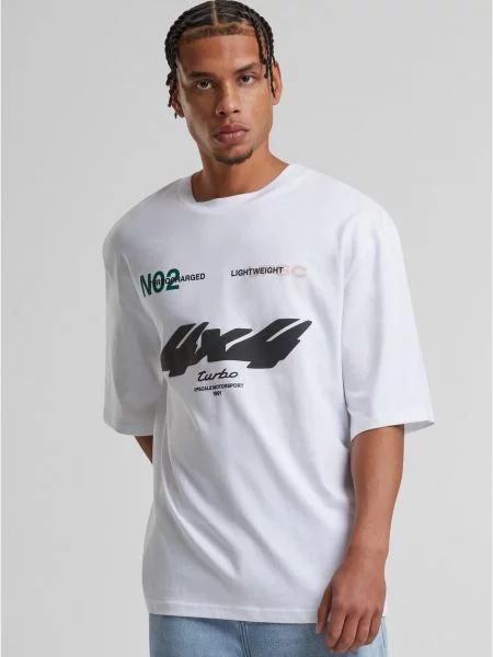 Tricou Mister Tee alb
