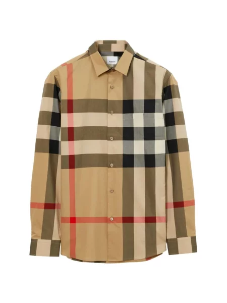 Koszula Burberry beżowa