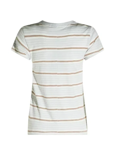 Tricou Rag & Bone cu dungi alb