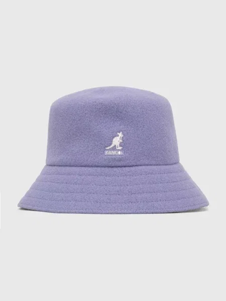 Vlněný klobouk Kangol vlněný fialová